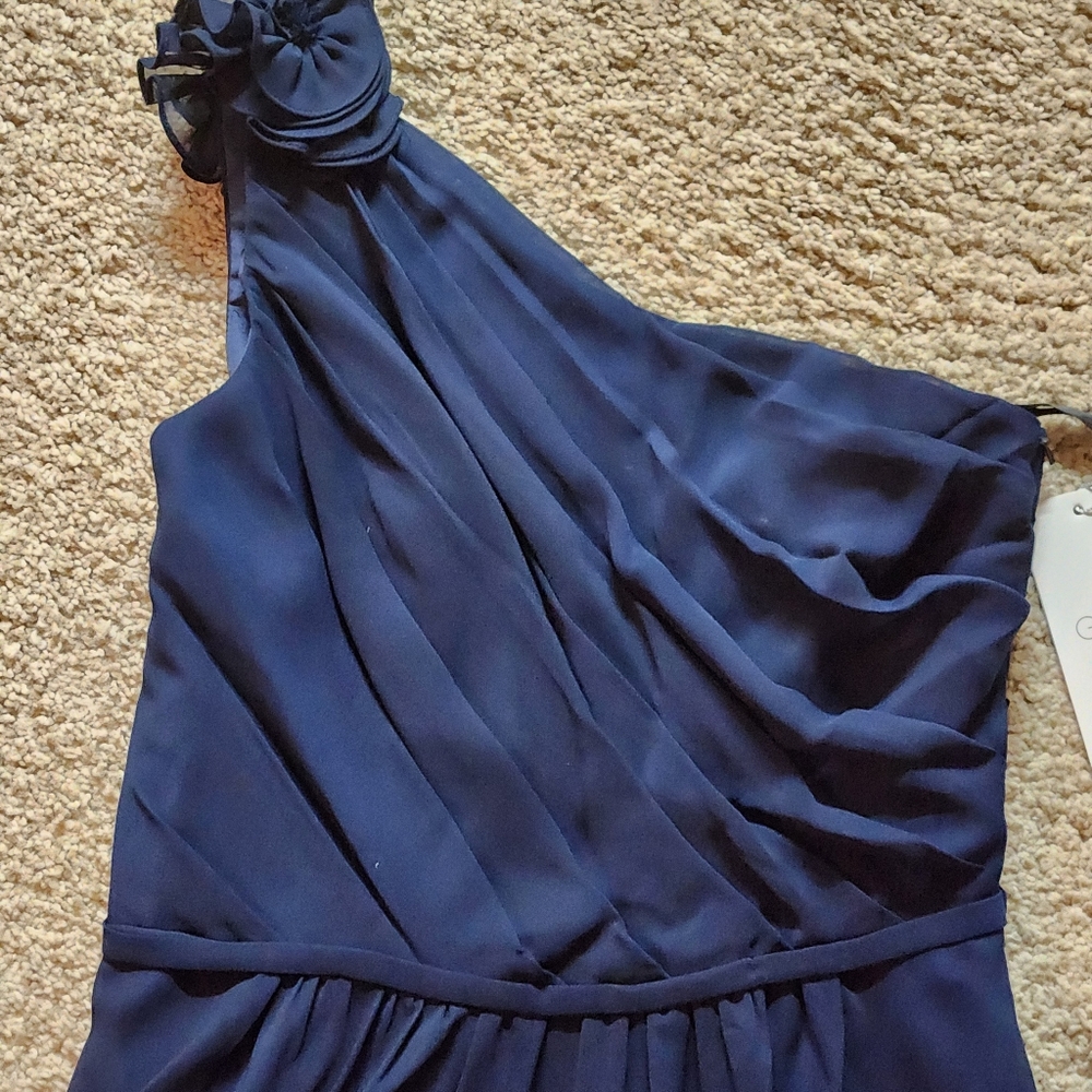 NWT David Tutera for Gather & Gown "Kelly" Size 8 Color navy - Picture 4 of 13
